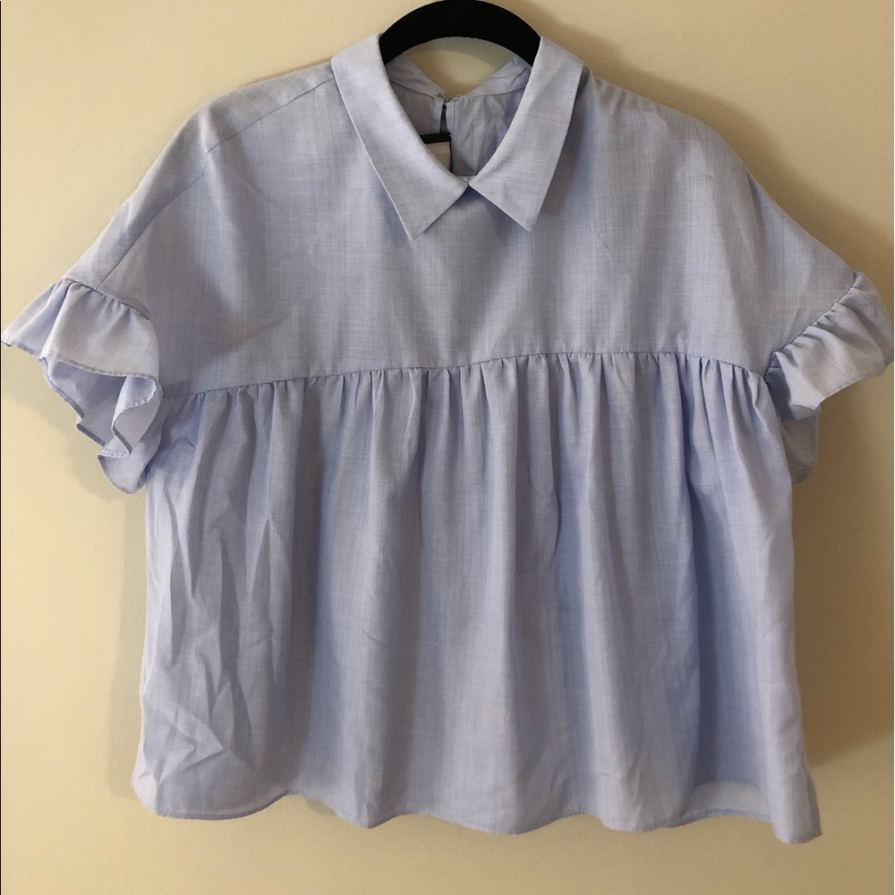 blue blouse
